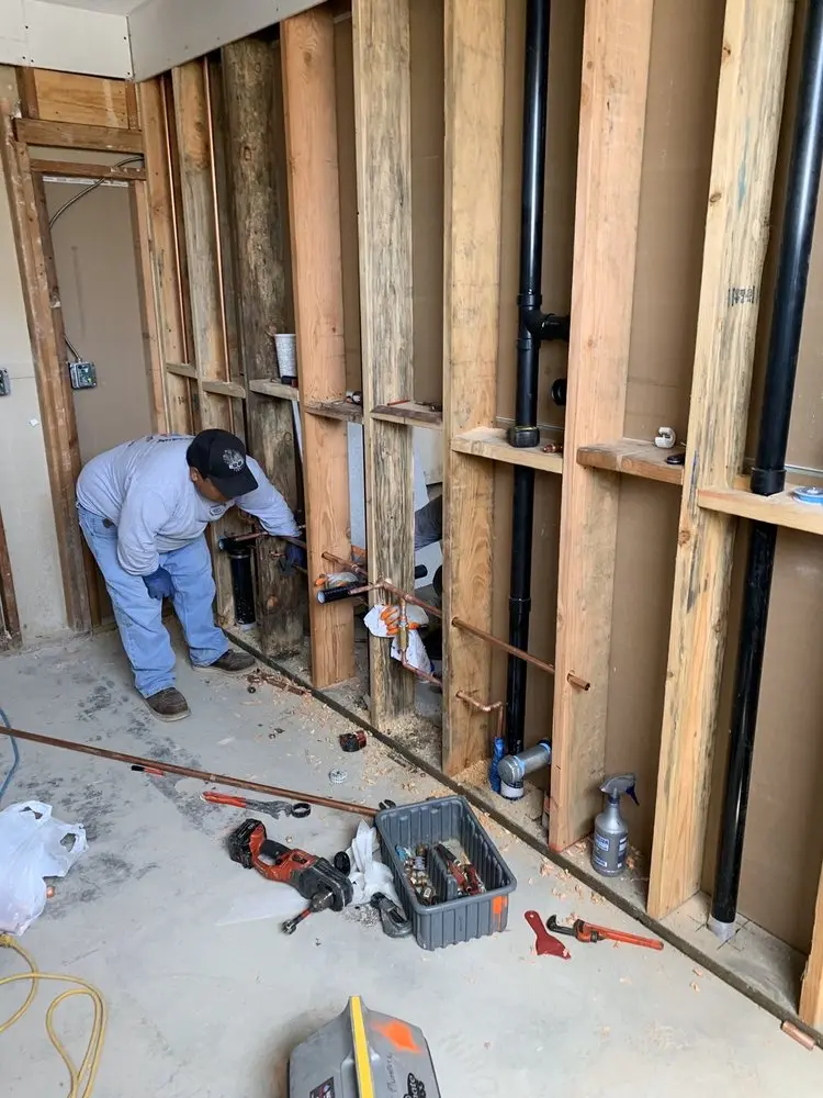 Commercial rough-in plumbing for Gas Line Repair in Pinecliffe
